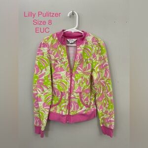 Size 8 Lilly Pulitzer zip up jacket